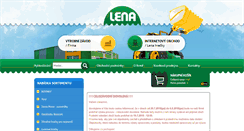 Desktop Screenshot of lena-hracky.cz
