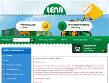 Tablet Screenshot of lena-hracky.cz